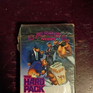 Camel The Hard Pack Card Game - Vibrant Blue and Pink